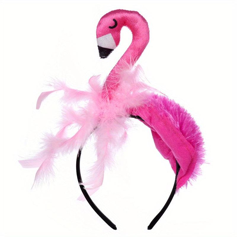 Flamingo Headband for Beach Party Costume