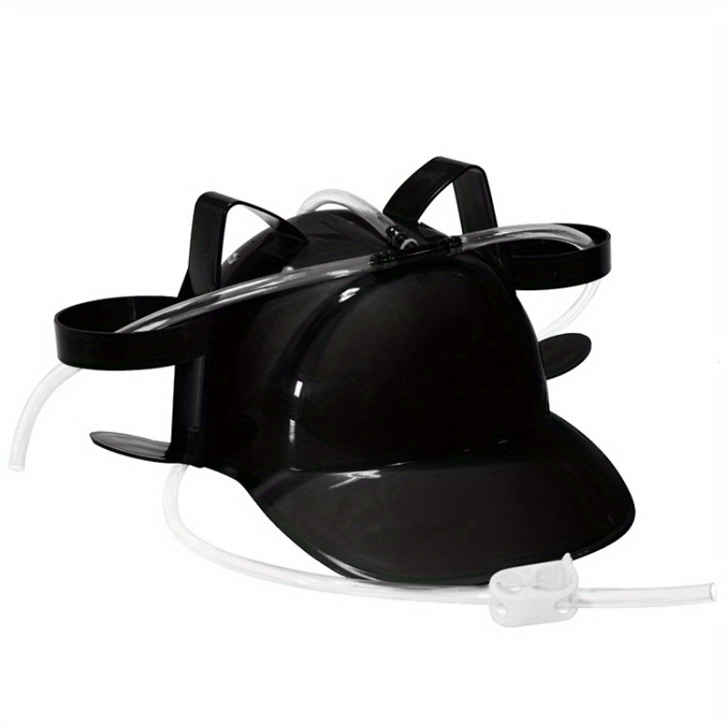 Lazy Drink Hat Bar Wedding Party Beer Hat Unique Straw Helmet Cosplay Props