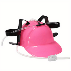 Lazy Drink Hat Bar Wedding Party Beer Hat Unique Straw Helmet Cosplay Props