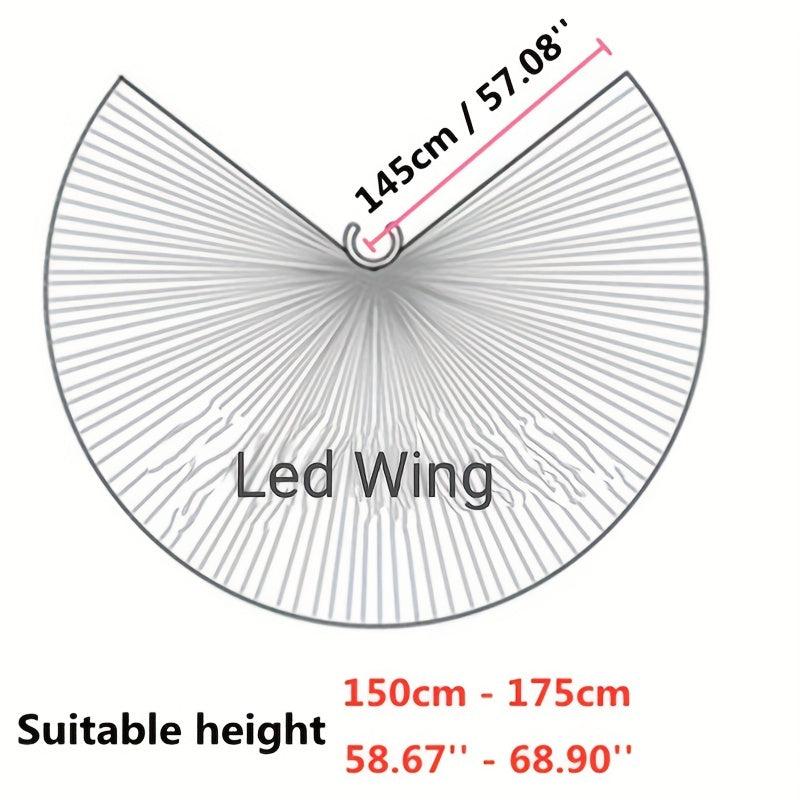 LED Isis Wings Belly Dance Accessory Costume Set for Adults
