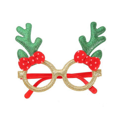 12pc Christmas Party Glasses Set for Dress Up Cosplay