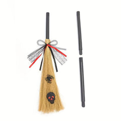 3-Color Detachable Flying Broom Witch Broom Halloween Props