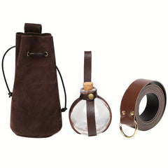 Medieval Knight Belt Set PU Leather Halloween Cosplay Costume Props