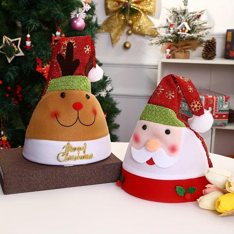 Cartoon Christmas Hat Cosplay Costume Props Party Decors Photography Props