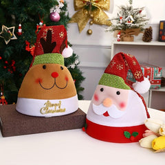 Cartoon Christmas Hat Cosplay Costume Props Party Decors Photography Props