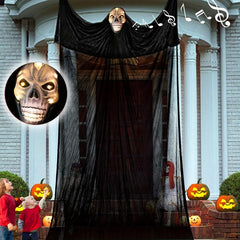 Halloween Ghost Decor Scary Reaper with Sound & Glow