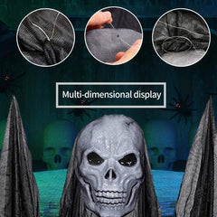 Halloween Ghost Decor Scary Reaper with Sound & Glow