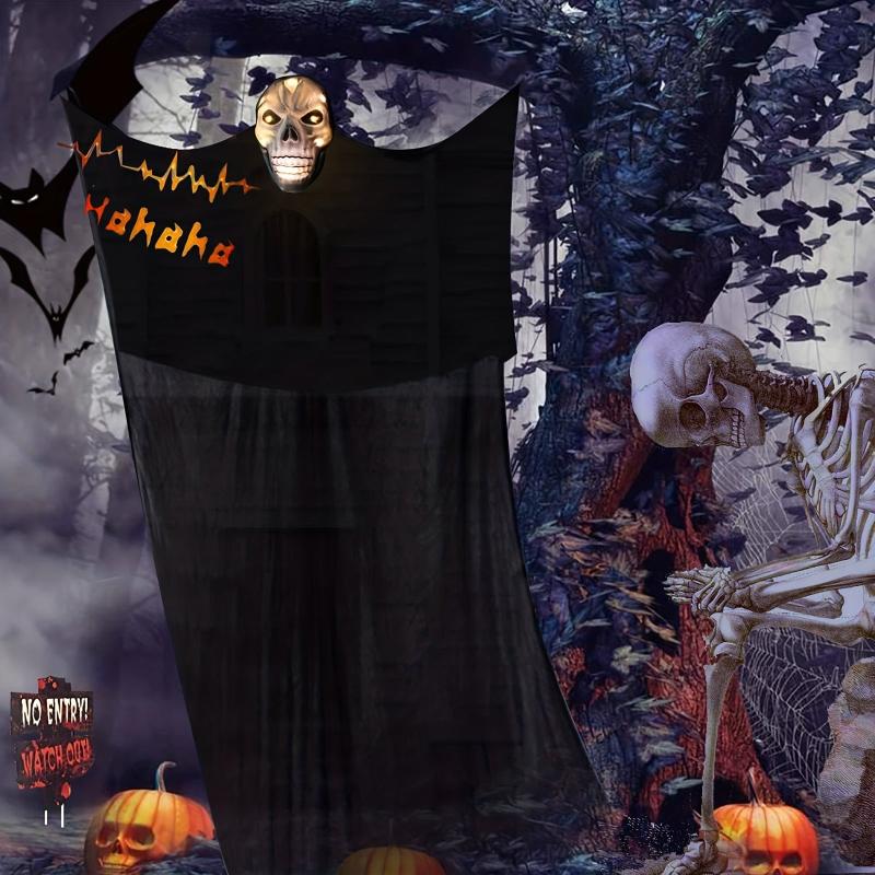 Halloween Ghost Decor Scary Reaper with Sound & Glow