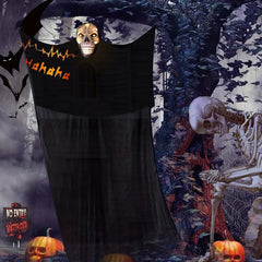 Halloween Ghost Decor Scary Reaper with Sound & Glow
