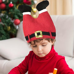 Funny Red Hat Christmas Gift Decoration Props