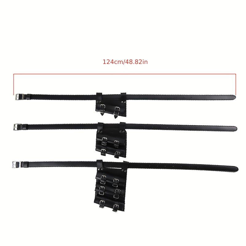 Cosplay Anime Sword PU Leather Sword Strap Back Bag Belt Hanging Fixture