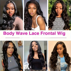Long Curly Front Wig for Women