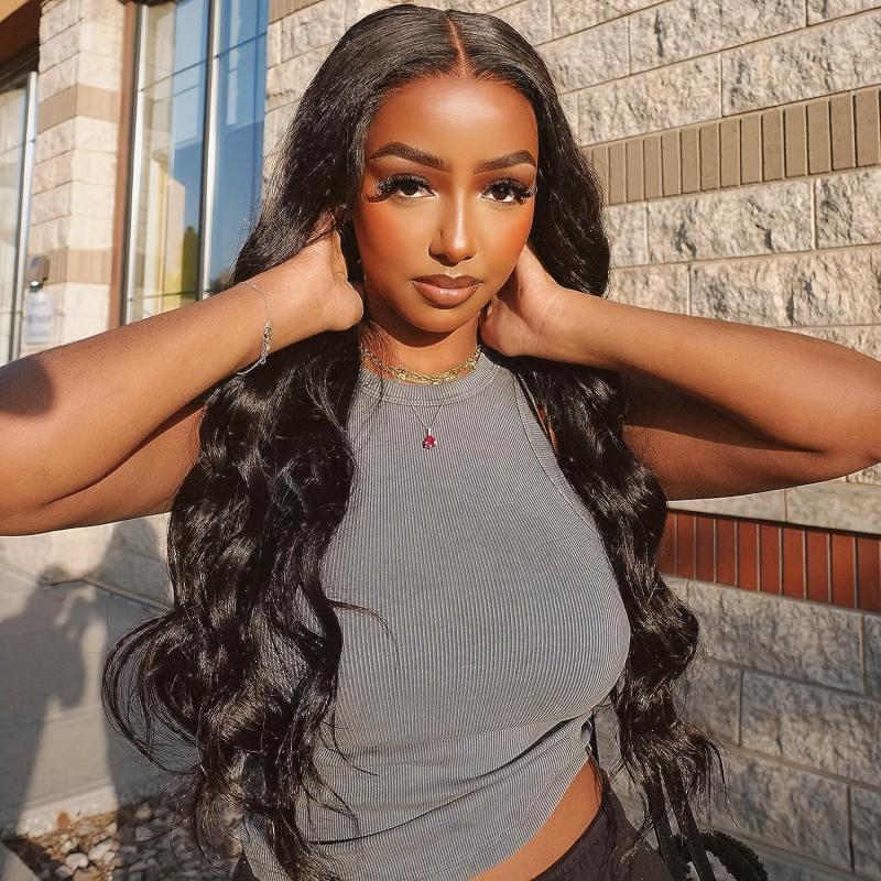 Long Curly Front Wig for Women