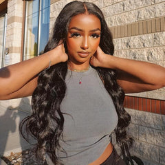 Long Curly Front Wig for Women