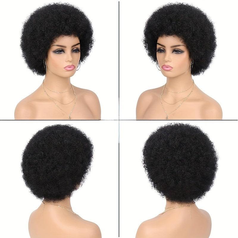 Soft Natural Curly Hair Wig for Women - Daily Party Roleplay Prop