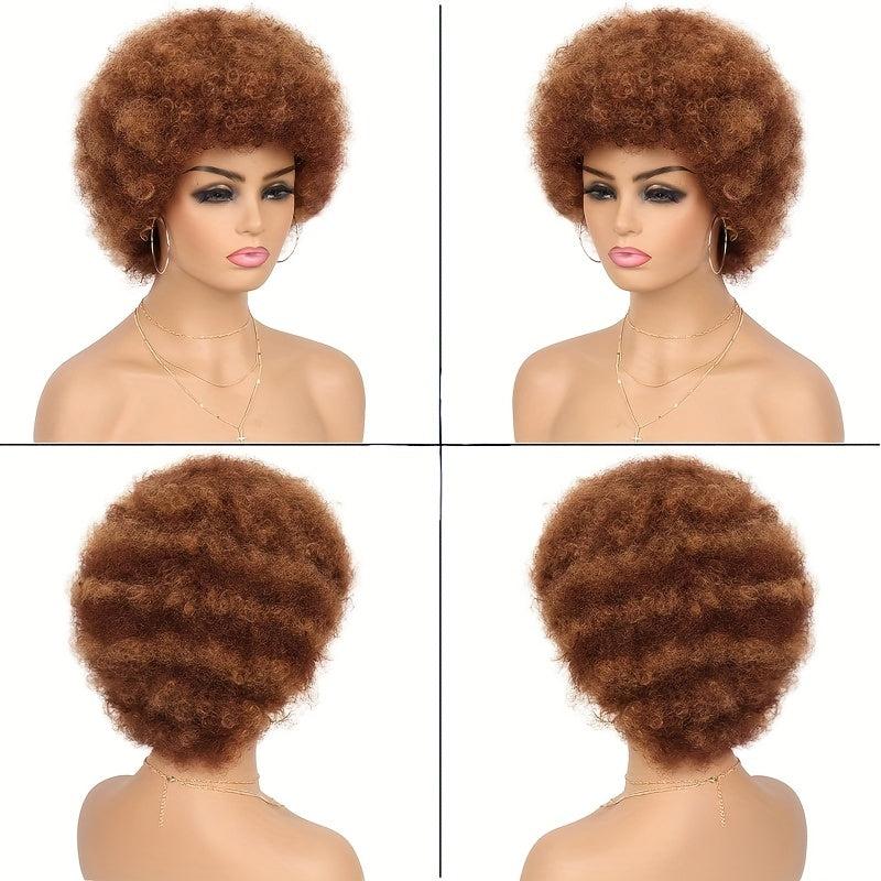 Soft Natural Curly Hair Wig for Women - Daily Party Roleplay Prop