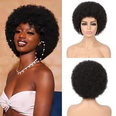 Soft Natural Curly Hair Wig for Women - Daily Party Roleplay Prop