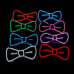 LED Bow Tie Flashing Necktie Birthday Party Wedding Christmas Halloween Cosplay