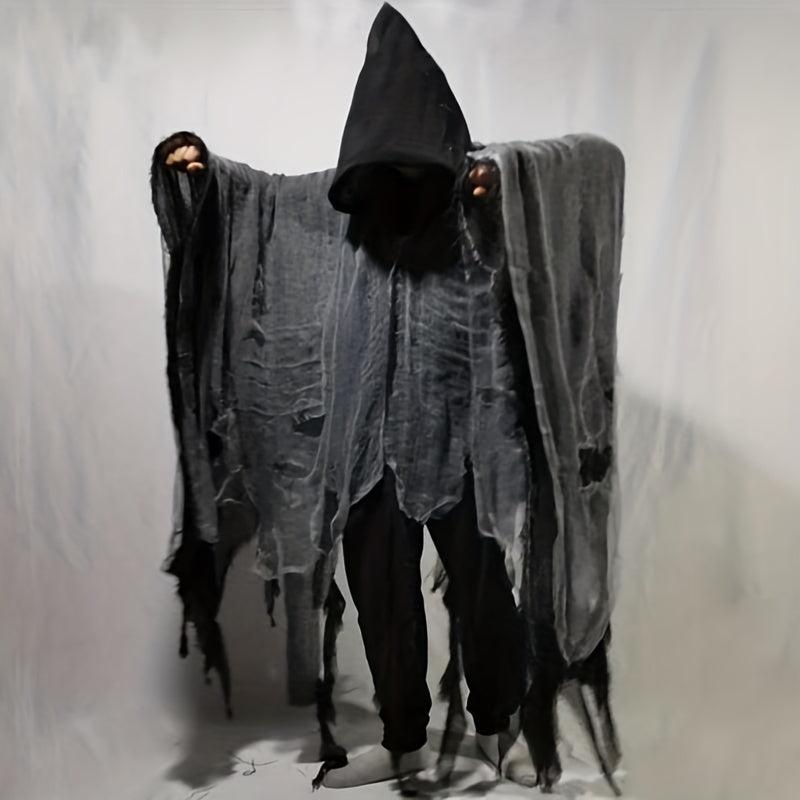 Halloween Skeleton Cloak Mask Costume Props