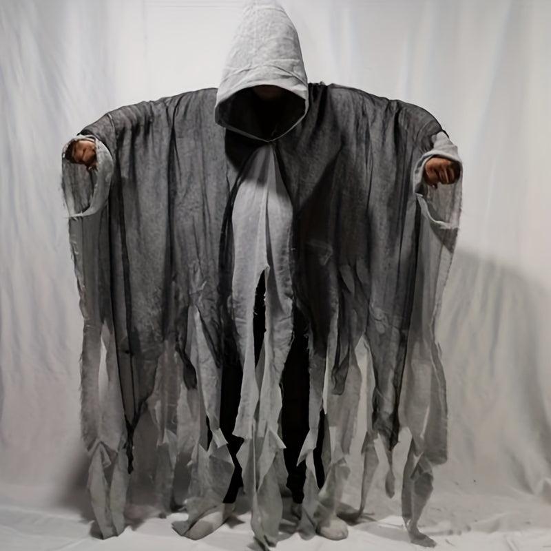 Halloween Skeleton Cloak Mask Costume Props