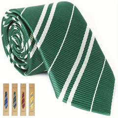 Halloween Cosplay Tie For Themed Party Costume Accessory Classic Red Necktie