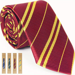 Halloween Cosplay Tie For Themed Party Costume Accessory Classic Red Necktie