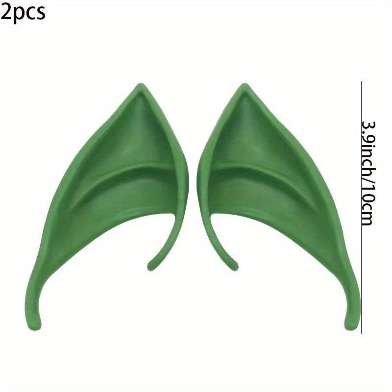 Halloween Elf Ears Latex Cosplay Props Masquerade Pointed Ears