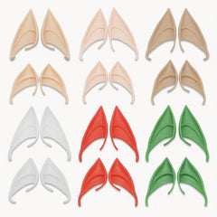 Halloween Elf Ears Latex Cosplay Props Masquerade Pointed Ears