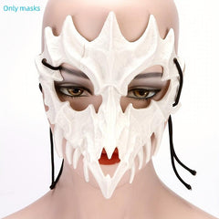 Men's Halloween Funny Mask Plastic Performance Prop Mask