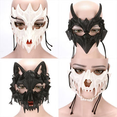 Men's Halloween Funny Mask Plastic Performance Prop Mask