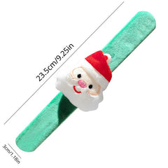 Christmas Plush Snap Ring Cartoon Doll Couple Bracelet Small Gift