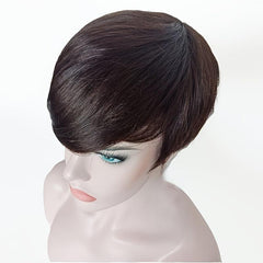 Short Curly Bangs Wig Elf Wig Natural Fluffy Synthetic Wig For Women