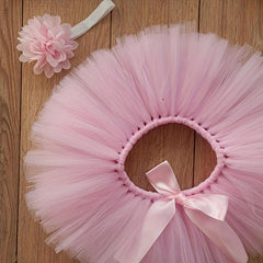 Baby Tutu Skirt Set with Bunny Ears Hairband