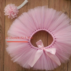 Baby Tutu Skirt Set with Bunny Ears Hairband