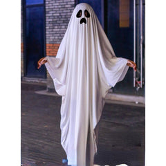 Ghost Cloak Robe Halloween Party Costume Makeup Children Adult