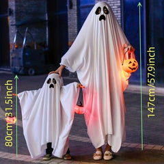 Ghost Cloak Robe Halloween Party Costume Makeup Children Adult