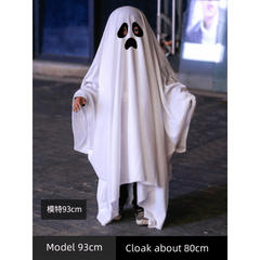 Ghost Cloak Robe Halloween Party Costume Makeup Children Adult