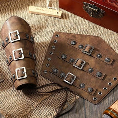 Vintage Knight Viking Style Wrist Guard For COSPLAY Stage Costume Prop