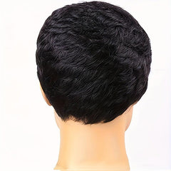 Short Curly Elf Wig Layered Synthetic Wig For Men Women