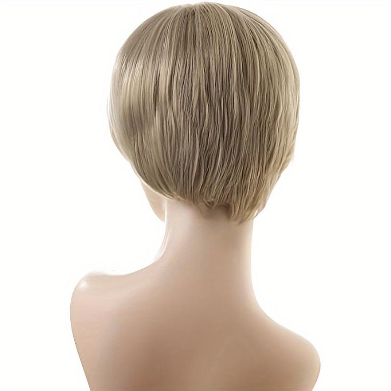 Short Curly Blonde Wig Bands Women Daily Party Holiday Cosplay Props
