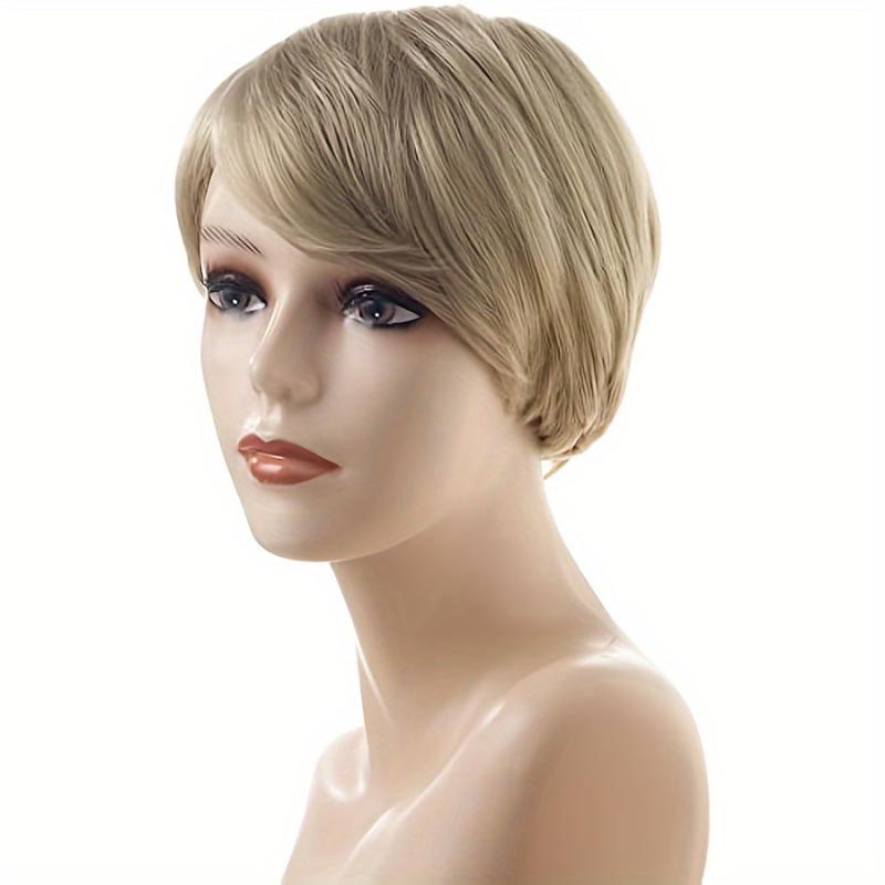 Short Curly Blonde Wig Bands Women Daily Party Holiday Cosplay Props