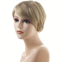 Short Curly Blonde Wig Bands Women Daily Party Holiday Cosplay Props