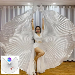 Belly Dance Isis Wing With Telescopic Rods Bag Set