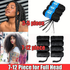 Synthetic Wool Hair Extension Twisted Faux Wrapped Jumbo Braiding Hair
