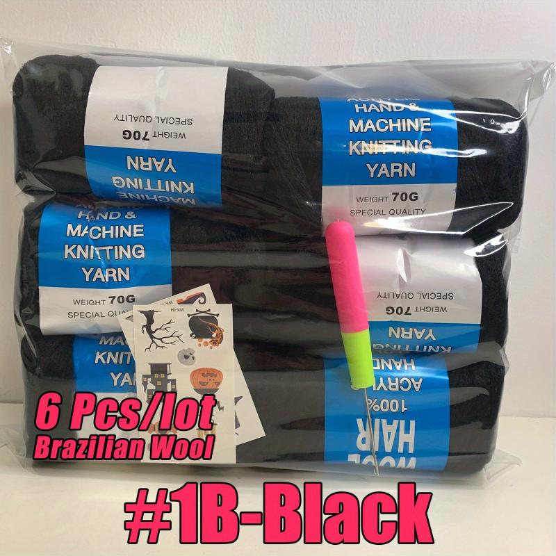 Synthetic Wool Hair Extension Twisted Faux Wrapped Jumbo Braiding Hair