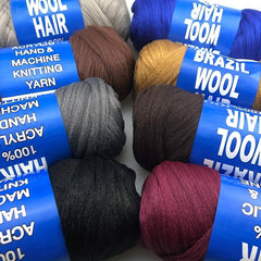 Synthetic Wool Hair Extension Twisted Faux Wrapped Jumbo Braiding Hair