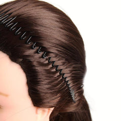 Women's Plastic Elastic Diamond Hair Band Anti-slip Headband