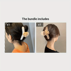 Plush Bear Hair Clip Furry Headwear Hair Accessories