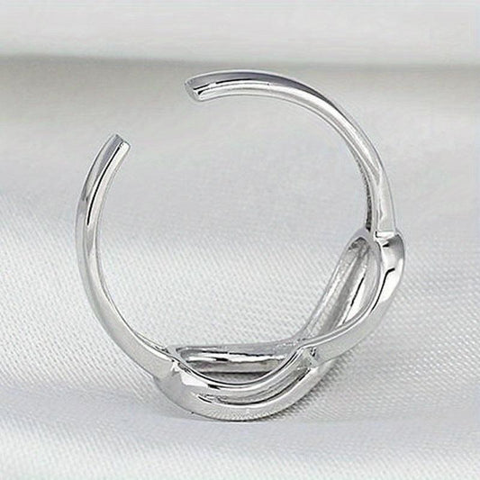 Adjustable Silver Bow Letter 8 Love Infinite Jewelry Set