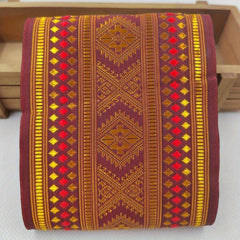 Geometric Pattern Embroidered Lace Trim 2 Yards for DIY Sewing Crafts Bags